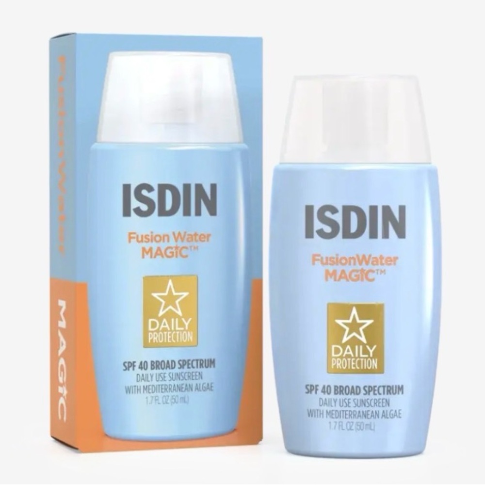 ISDIN Fusion Water MAGIC SPF 40 Daily Sunscreen - Blue